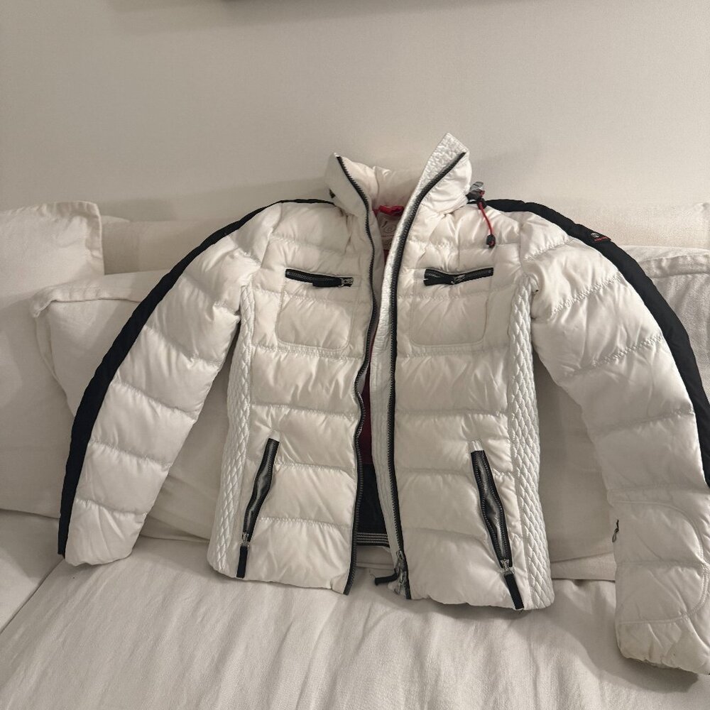 Bogner Fire + Ice | Women’s Insulated White Ski Jacket in Size Small